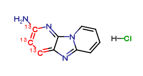 2-Aminodipyrido[1,2-a:3’,2-D]imidazole-13C3 Hydrochloride