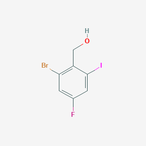 (2-Bromo-4-fluoro-6-iodophenyl)methanol