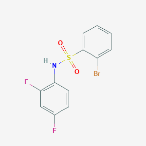 2-Bromo-N-(2,4-difluorophenyl)benzenesulfonamide