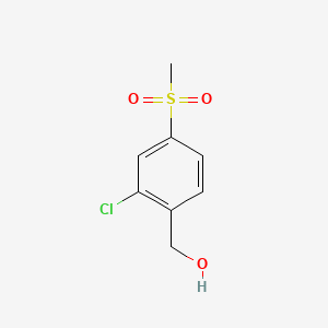 (2-Chloro-4-methanesulfonylphenyl)methanol
