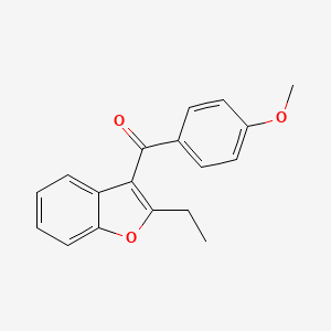 (2-Ethyl-3-benzofuranyl)(4-methoxyphenyl)methanone