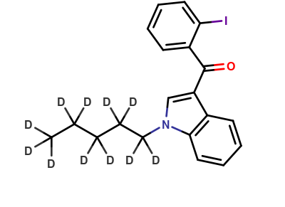 (2-Iodophenyl)(1-pentyl-1H-indol-3-yl)methanone-d11