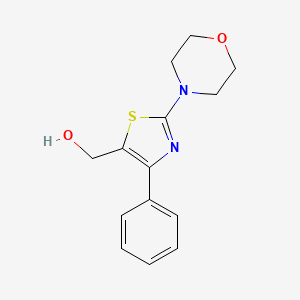 (2-Morpholin-4-yl-4-phenyl-1,3-thiazol-5-yl)methanol