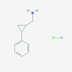 (2-Phenylcyclopropyl)methanamine hydrochloride