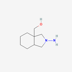 (2-aminooctahydro-3aH-isoindol-3a-yl)methanol