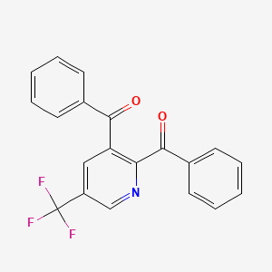 [2-benzoyl-5-(trifluoromethyl)-3-pyridinyl](phenyl)methanone