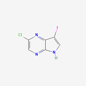 2-chloro-7-iodo-5H-Pyrrolo[2,3-b]pyrazine