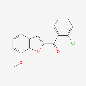 (2-chlorophenyl)(7-methoxy-1-benzofuran-2-yl)methanone