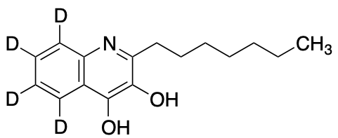 2-heptyl-3,4-Quinoline-5,6,7,8-d4-diol