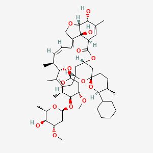 22,23-Dihydro-25-cyclohexylavermectin B1