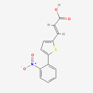 (2E)-3-[5-(2-nitrophenyl)thien-2-yl]acrylic acid