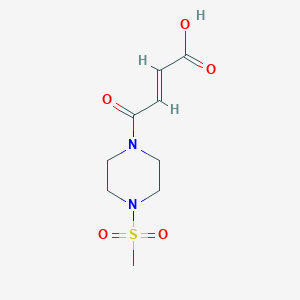 (2E)-4-(4-methanesulfonylpiperazin-1-yl)-4-oxobut-2-enoic acid