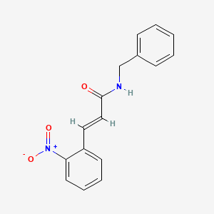 (2E)-N-benzyl-3-(2-nitrophenyl)acrylamide