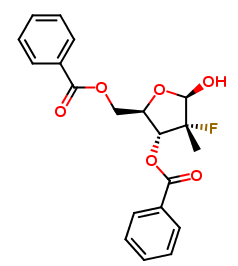 (2R)-2-Deoxy-2-fluoro-2-methyl-a-D-erythro-pentofuranose 3,5-Dibenzoate