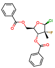 (2R)-2-Deoxy-2-fluoro-2-methyl-a-D-erythro-pentofuranosyl Chloride 3,5-Dibenzoate