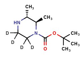 (2R,3R)-2,3-Dimethyl-1-piperazinecarboxylic-d4 Acid 1,1-Dimethylethyl Ester