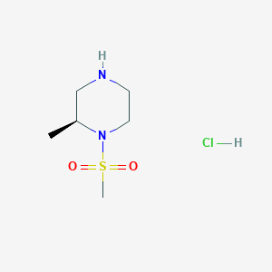 (2S)-1-methanesulfonyl-2-methylpiperazine hydrochloride