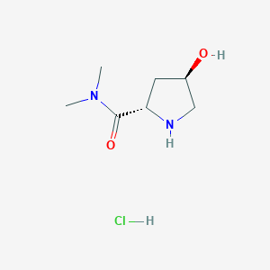 (2S,4R)-4-hydroxy-N,1-dimethylpyrrolidine-2-carboxamide hydrochloride