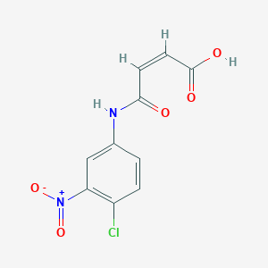 (2Z)-3-[(4-chloro-3-nitrophenyl)carbamoyl]prop-2-enoic acid