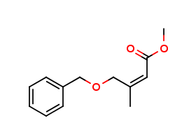 (2Z)-3-Methyl-4-(benzyloxy)-2-butenoic Acid Methyl Ester