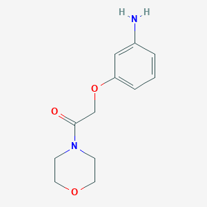 [3-(2-Morpholin-4-yl-2-oxoethoxy)phenyl]amine