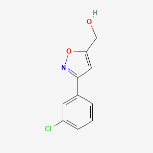 (3-(3-Chlorophenyl)isoxazol-5-yl)methanol