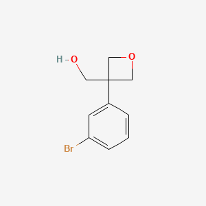 (3-(3-bromophenyl)oxetan-3-yl)methanol