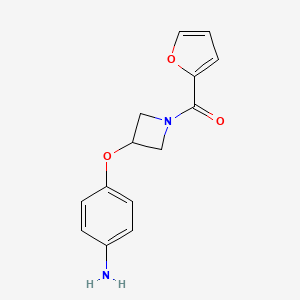(3-(4-Aminophenoxy)azetidin-1-yl)(furan-2-yl)methanone