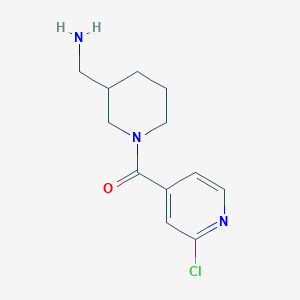 (3-(Aminomethyl)piperidin-1-yl)(2-chloropyridin-4-yl)methanone