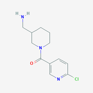 (3-(Aminomethyl)piperidin-1-yl)(6-chloropyridin-3-yl)methanone