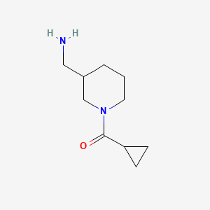 (3-(Aminomethyl)piperidin-1-yl)(cyclopropyl)methanone