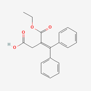 3-(Ethoxycarbonyl)-4,4-diphenyl-3-butenoic acid