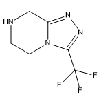 3-(Trifluoromethyl)-5,6,7,8-tetrahydro-[1,2,4]triazolo[4,3-a]pyrazine