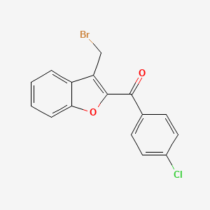 [3-(bromomethyl)-1-benzofuran-2-yl](4-chlorophenyl)methanone