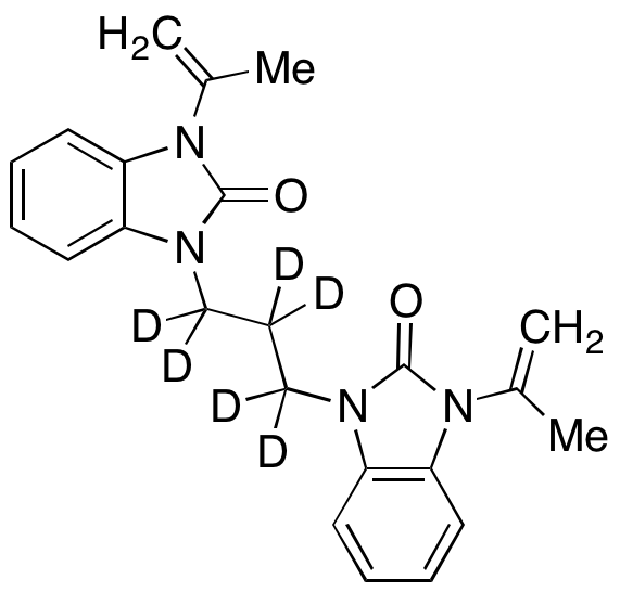 3,3'-(Propane-1,3-diyl)bis(1-(prop-1-en-2-yl)-1H-benzo[d]imidazol-2(3H)-one)-d6