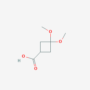 3,3-dimethoxycyclobutane-1-carboxylic acid