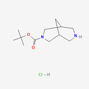3,7-diazabicyclo[3.3.1]nonane-3-carboxylic acid, 1,1-dimethylethyl ester, hydrochloride