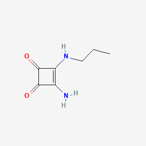 3-Amino-4-(propylamino)-3-cyclobutene-1,2-dione