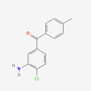 (3-Amino-4-chlorophenyl)(4-methylphenyl)methanone