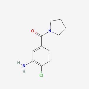 (3-Amino-4-chlorophenyl)(pyrrolidin-1-yl)methanone
