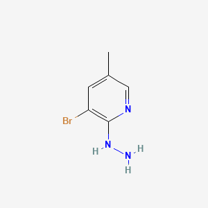 (3-Bromo-5-methylpyridin-2-yl)hydrazine