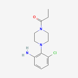 [3-Chloro-2-(4-propionylpiperazin-1-yl)phenyl]amine
