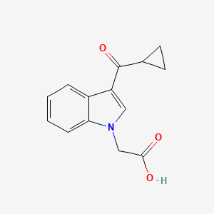 (3-Cyclopropanecarbonyl-indol-1-yl)-acetic acid
