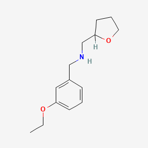 (3-Ethoxyphenyl)-N-(tetrahydro-2-furanylmethyl)methanamine