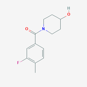 (3-Fluoro-4-methylphenyl)(4-hydroxypiperidin-1-yl)methanone