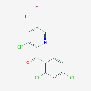 [3-chloro-5-(trifluoromethyl)-2-pyridinyl](2,4-dichlorophenyl)methanone