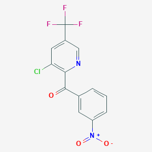 [3-chloro-5-(trifluoromethyl)-2-pyridinyl](3-nitrophenyl)methanone