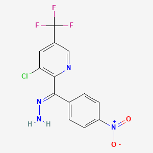 [3-chloro-5-(trifluoromethyl)-2-pyridinyl](4-nitrophenyl)methanone hydrazone