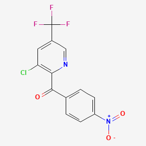 [3-chloro-5-(trifluoromethyl)-2-pyridinyl](4-nitrophenyl)methanone