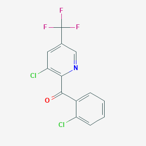(3-chloro-5-(trifluoromethyl)pyridin-2-yl)(2-chlorophenyl)methanone